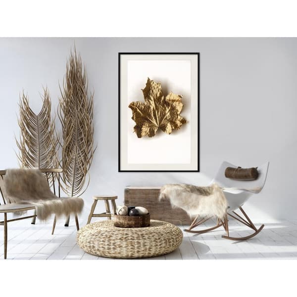 Inramad Poster / Tavla - Dried Maple Leaf
