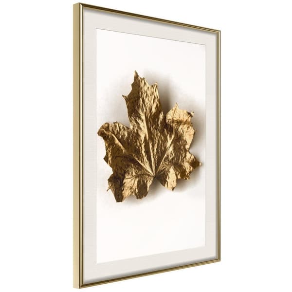 Inramad Poster / Tavla - Dried Maple Leaf