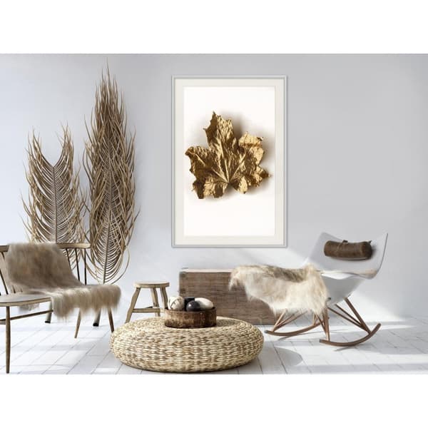 Inramad Poster / Tavla - Dried Maple Leaf