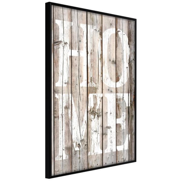 Inramad Poster / Tavla - Vintage: Home