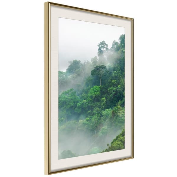 Inramad Poster / Tavla - Green Lungs of the Earth II