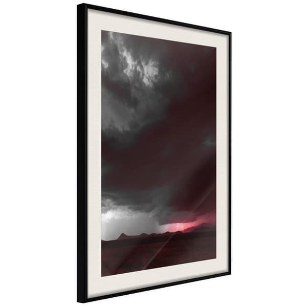 Inramad Poster / Tavla - Dark Sky