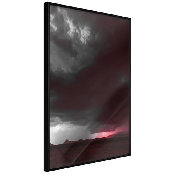 Inramad Poster / Tavla - Dark Sky