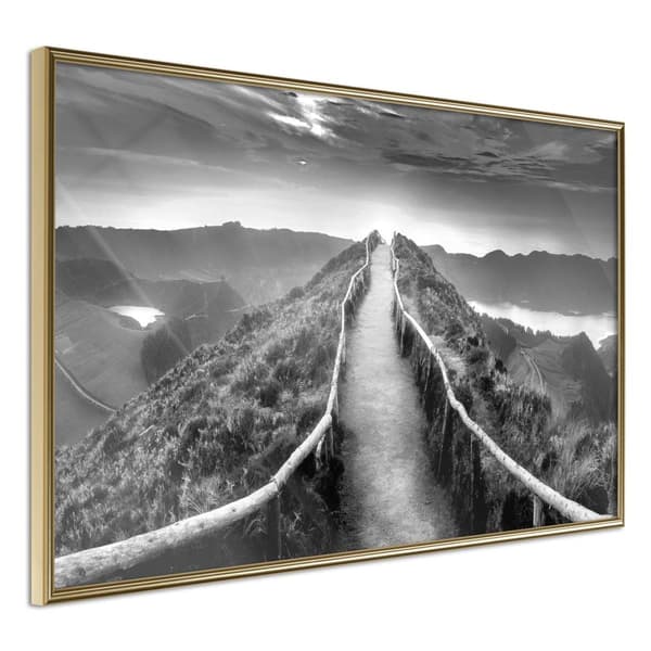 Inramad Poster / Tavla - Horizon Guldram 60x40