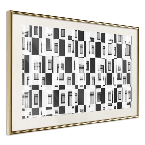Inramad Poster / Tavla - Modern Public Housing
