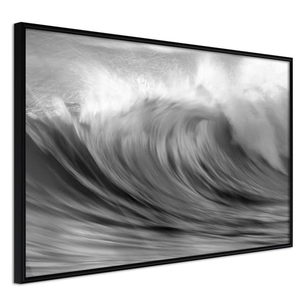 Inramad Poster / Tavla - Big Wave