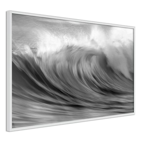 Inramad Poster / Tavla - Big Wave