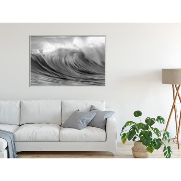 Inramad Poster / Tavla - Big Wave