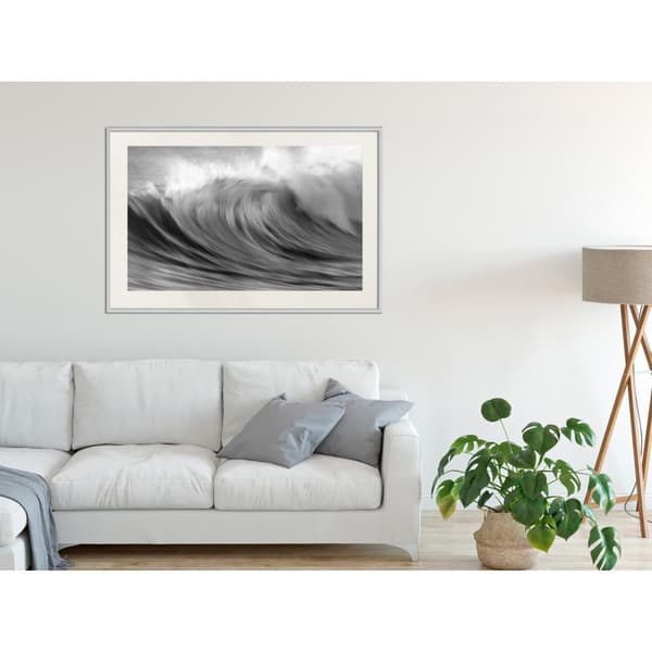 Inramad Poster / Tavla - Big Wave