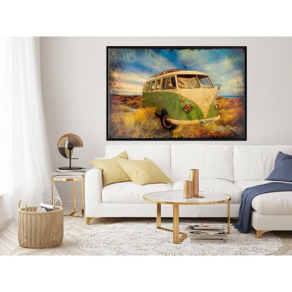 Inramad Poster / Tavla - Hippie Van I