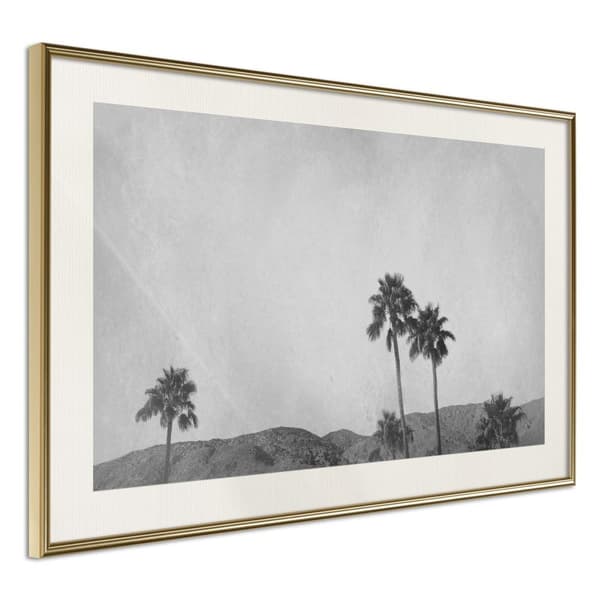 Inramad Poster / Tavla - Sky of California