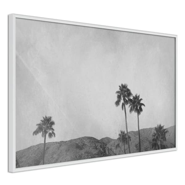 Inramad Poster / Tavla - Sky of California Vit ram 60x40