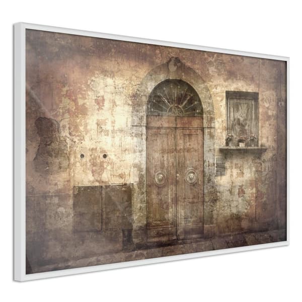 Inramad Poster / Tavla - Mysterious Door