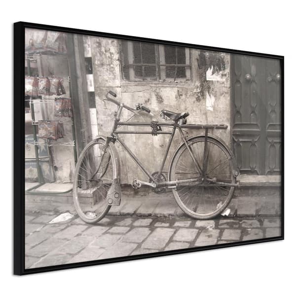 Inramad Poster / Tavla - Old Bicycle