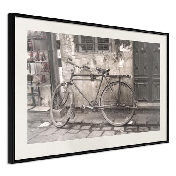 Inramad Poster / Tavla - Old Bicycle