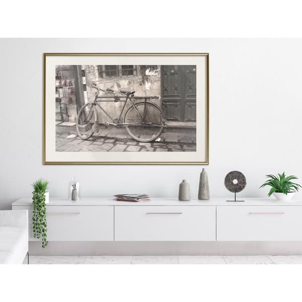 Inramad Poster / Tavla - Old Bicycle