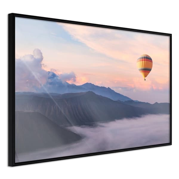 Inramad Poster / Tavla - Freedom Svart ram 45x30