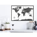Miniatyrbild 2 av 11: Inramad Poster / Tavla - The World in Black and White