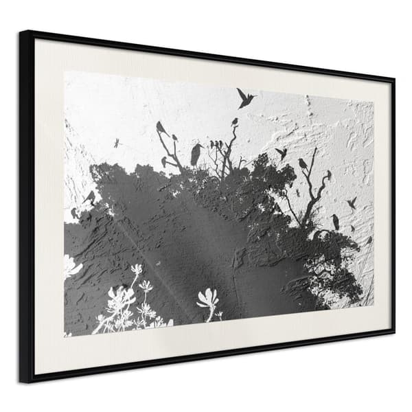 Inramad Poster / Tavla - Escaping the Darkness
