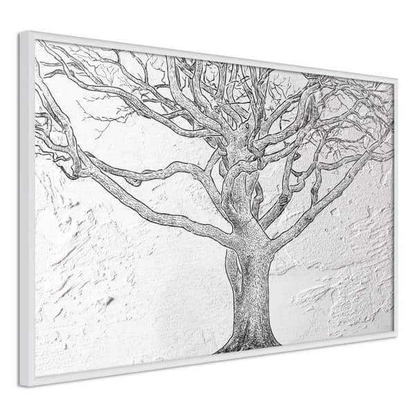 Inramad Poster / Tavla - Tangled Branches