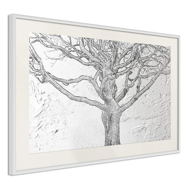 Inramad Poster / Tavla - Tangled Branches