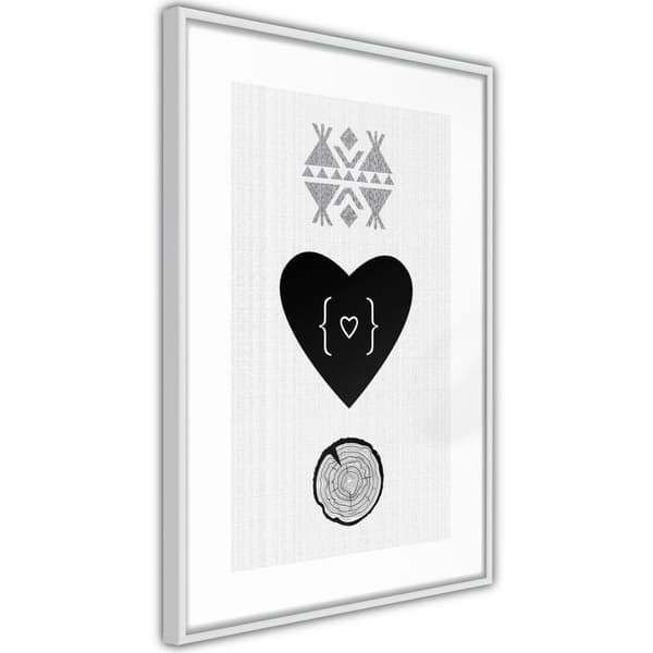 Inramad Poster / Tavla - Unity Vit ram 40x60