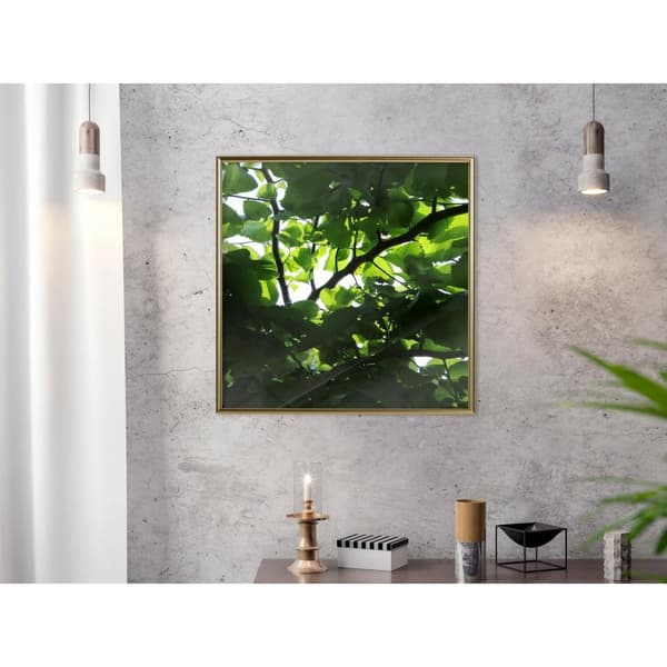 Inramad Poster / Tavla - Under Cover of Leaves