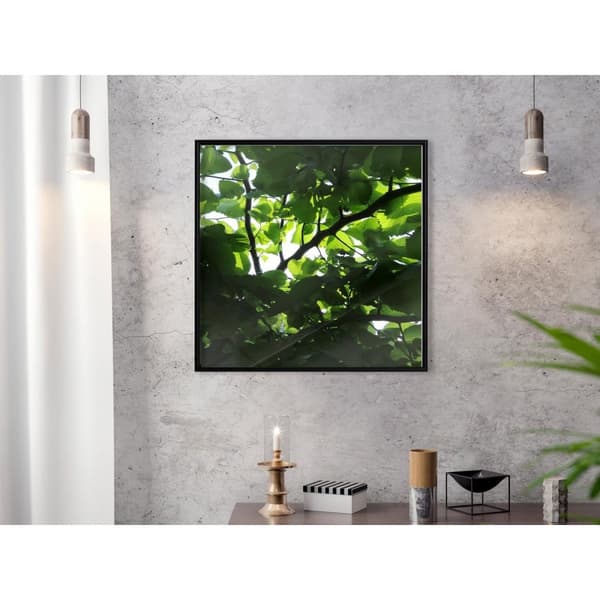 Inramad Poster / Tavla - Under Cover of Leaves