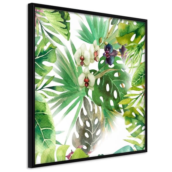 Inramad Poster / Tavla - Monsteras, Inc. II (Square)