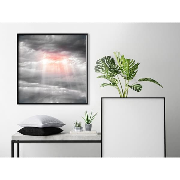 Inramad Poster / Tavla - Sign from Heaven