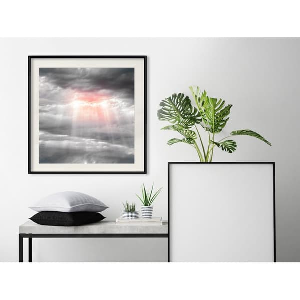 Inramad Poster / Tavla - Sign from Heaven