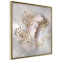 Miniatyrbild 1 av 11: Inramad Poster / Tavla - Golden Monstera Leaves