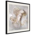 Miniatyrbild 1 av 11: Inramad Poster / Tavla - Golden Monstera Leaves