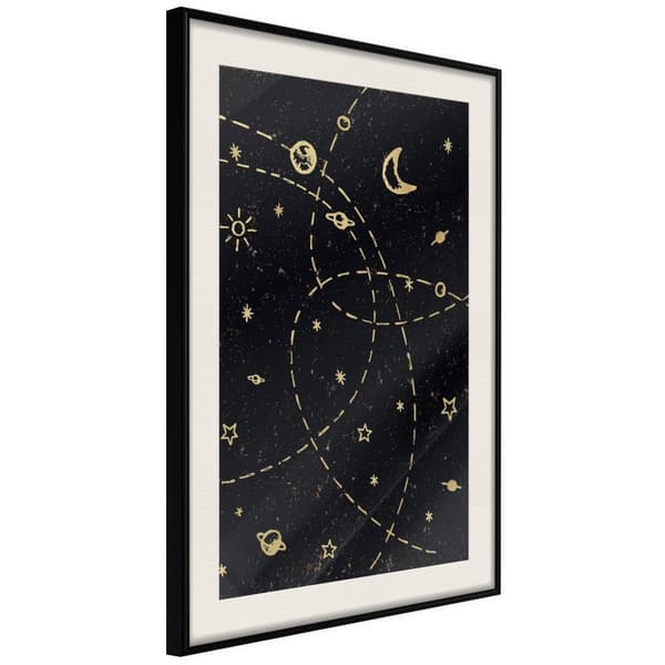 Inramad Poster / Tavla - Orbits