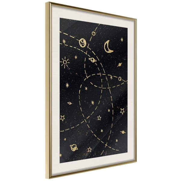 Inramad Poster / Tavla - Orbits