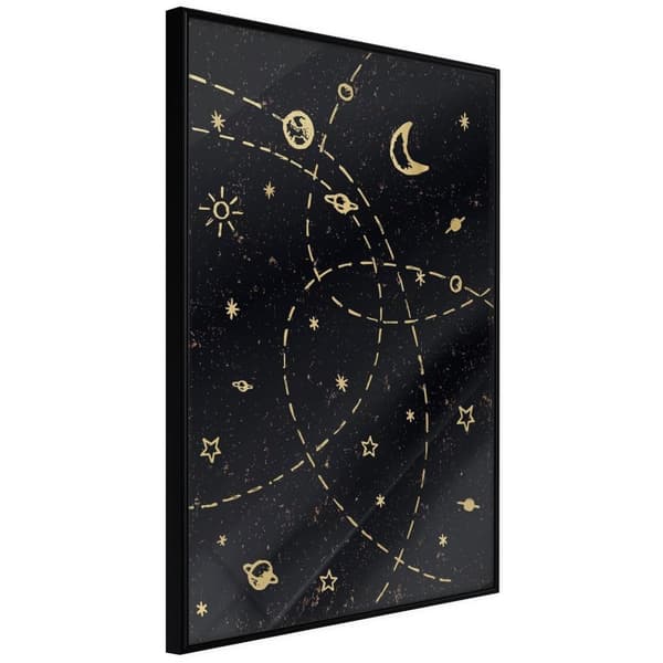 Inramad Poster / Tavla - Orbits