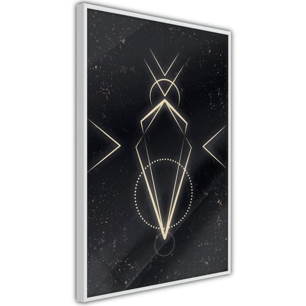Inramad Poster / Tavla - First Contact Vit ram 40x60