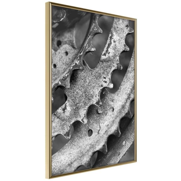 Inramad Poster / Tavla - Sprocket Wheel