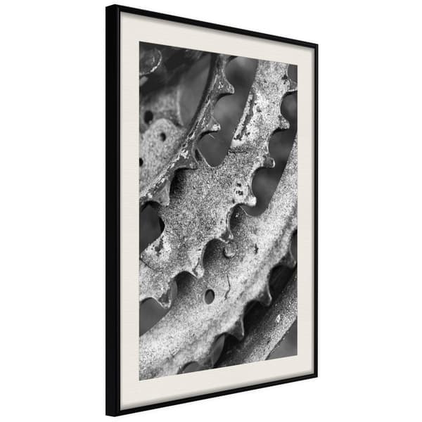 Inramad Poster / Tavla - Sprocket Wheel