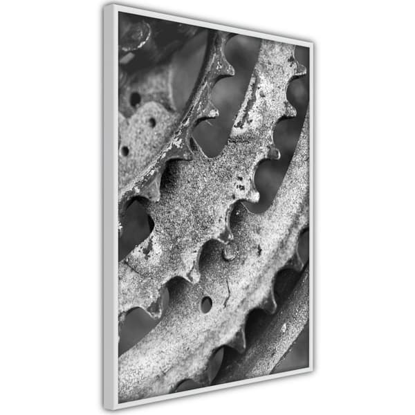 Inramad Poster / Tavla - Sprocket Wheel