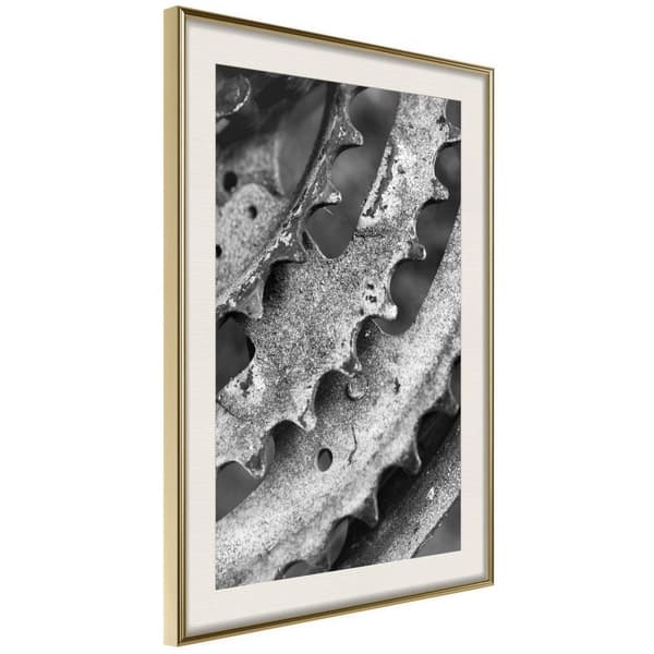 Inramad Poster / Tavla - Sprocket Wheel