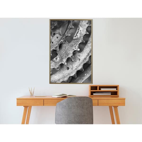 Inramad Poster / Tavla - Sprocket Wheel