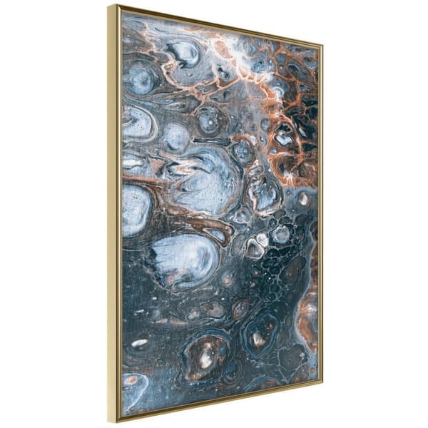 Inramad Poster / Tavla - Surface of the Unknown Planet I