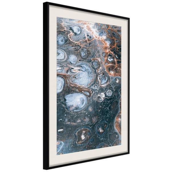 Inramad Poster / Tavla - Surface of the Unknown Planet I
