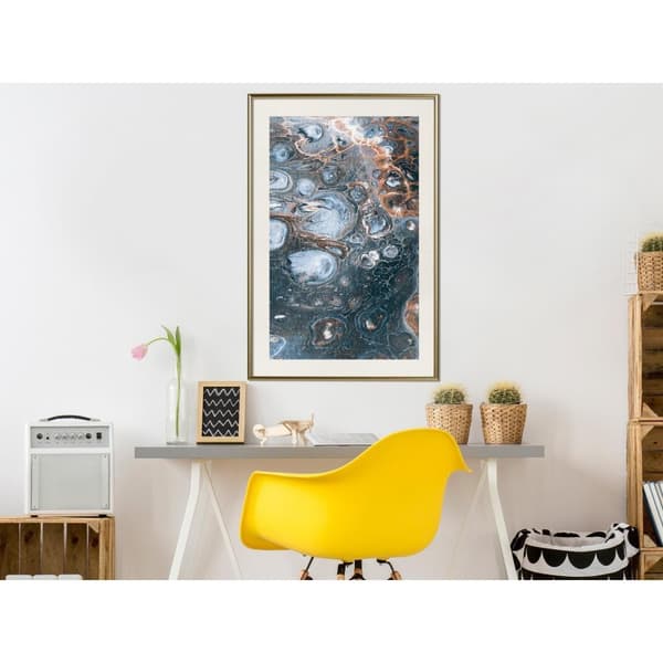 Inramad Poster / Tavla - Surface of the Unknown Planet I