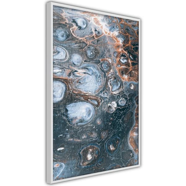 Inramad Poster / Tavla - Surface of the Unknown Planet I