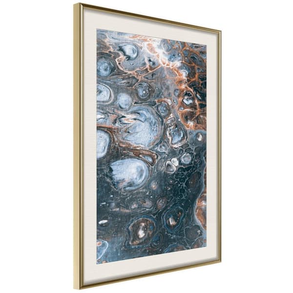 Inramad Poster / Tavla - Surface of the Unknown Planet I