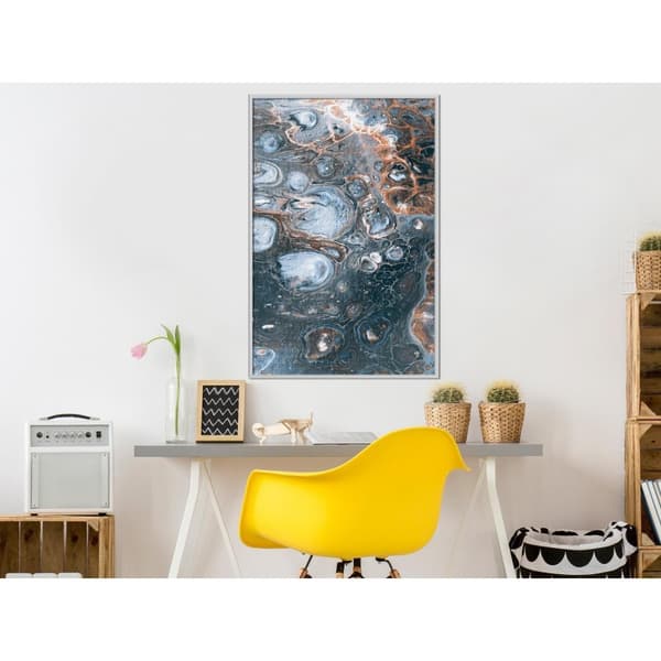 Inramad Poster / Tavla - Surface of the Unknown Planet I