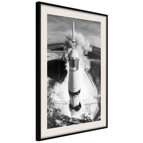 Inramad Poster / Tavla - Beginning of the Mission