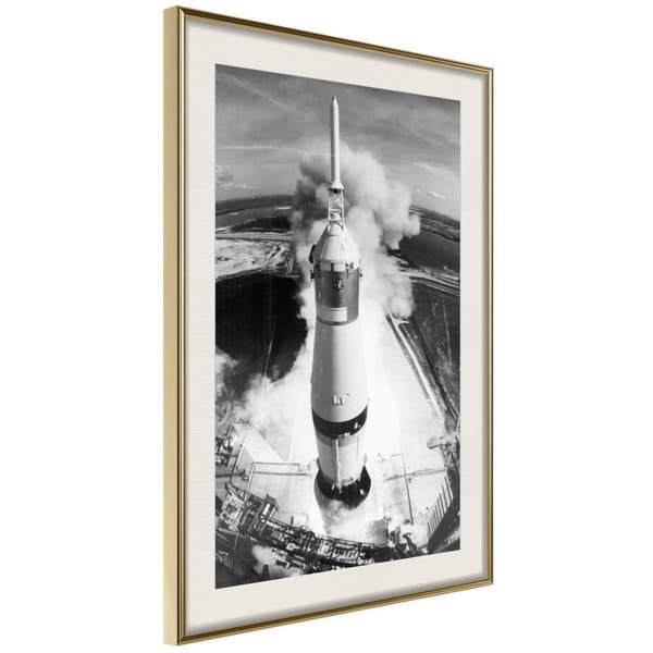 Inramad Poster / Tavla - Beginning of the Mission